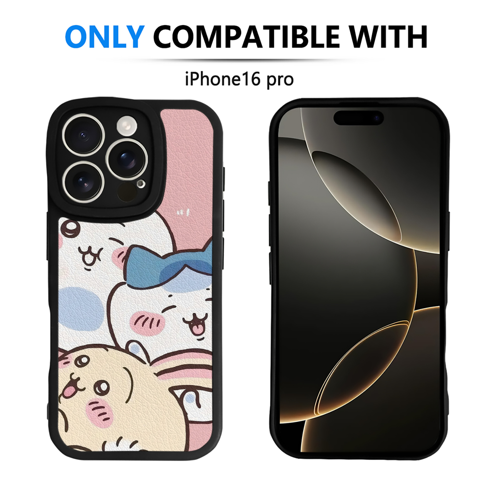 （画像用） ちいかわ Chii-kawa 【iPhone 16シリーズ対応】シリコンスマホケース（レザー調） 材質：シリコン